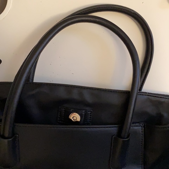 NEW naturalizer large black bag (w long straps) - Picture 7 of 8